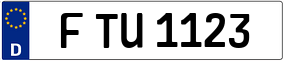 Truck License Plate